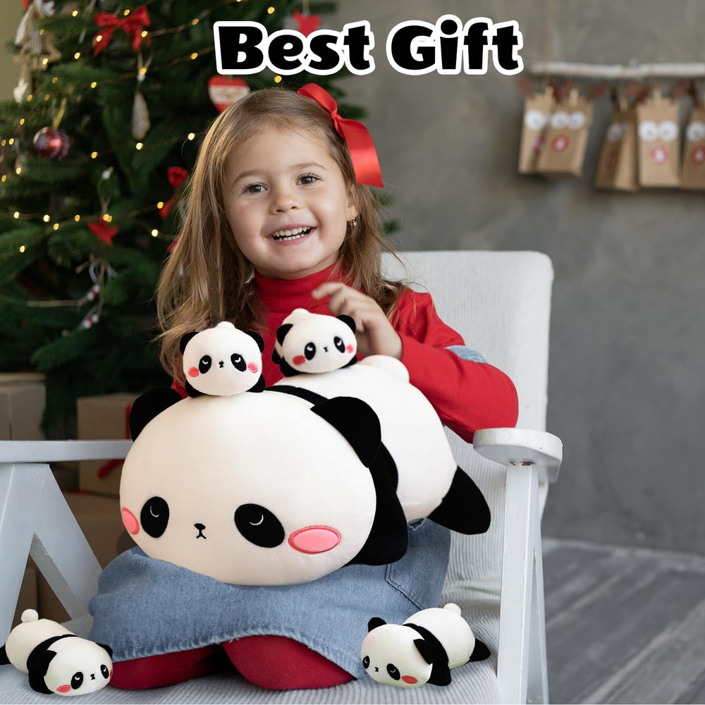 SQEQE Panda vacuum-pack recovery — puff and rebound after unpacking