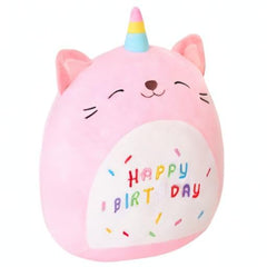 SQEQE Pink Caticorn care note, keeps plush looking soft