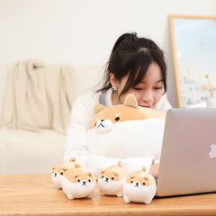 SQEQE shiba inu plush ideal for kids playtime and naps