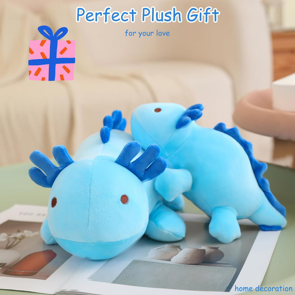 SQEQE weighted axolotl blue gift idea for birthdays or celebrations