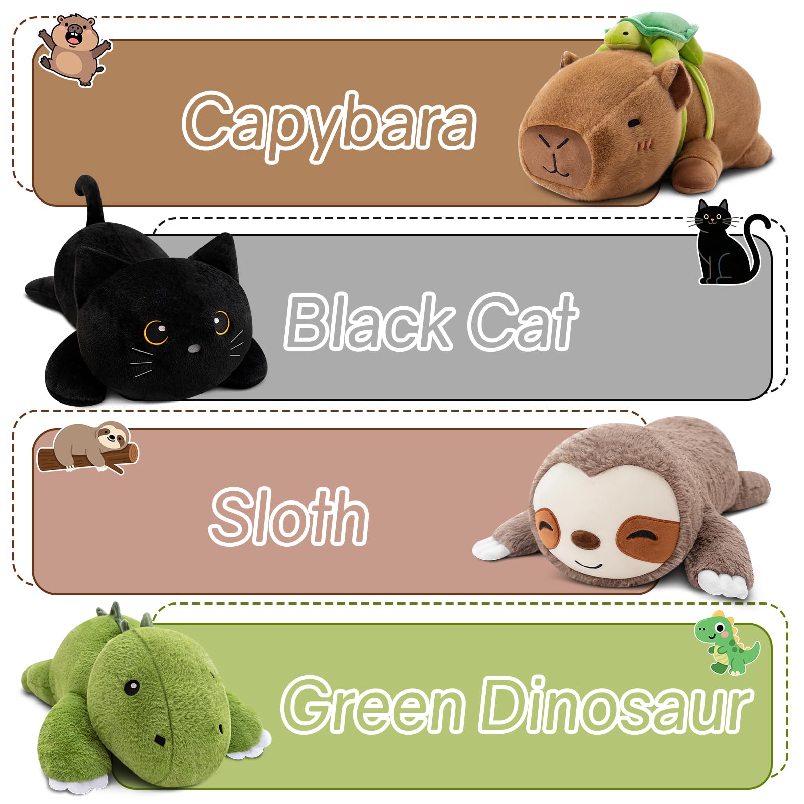 SQEQE weighted black cat plush soft texture close-up conveys plush comfort