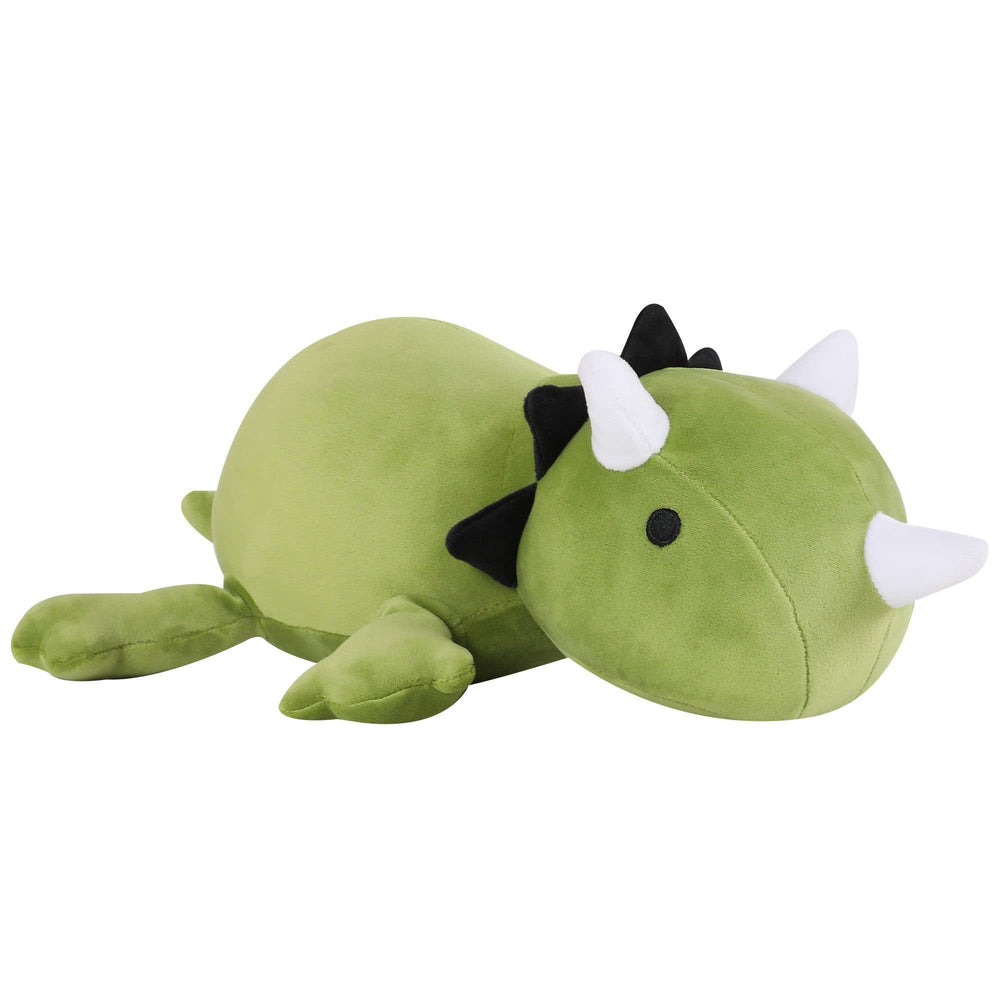 SQEQE weighted dinosaur plush provides comforting heft for cozy cuddles.
