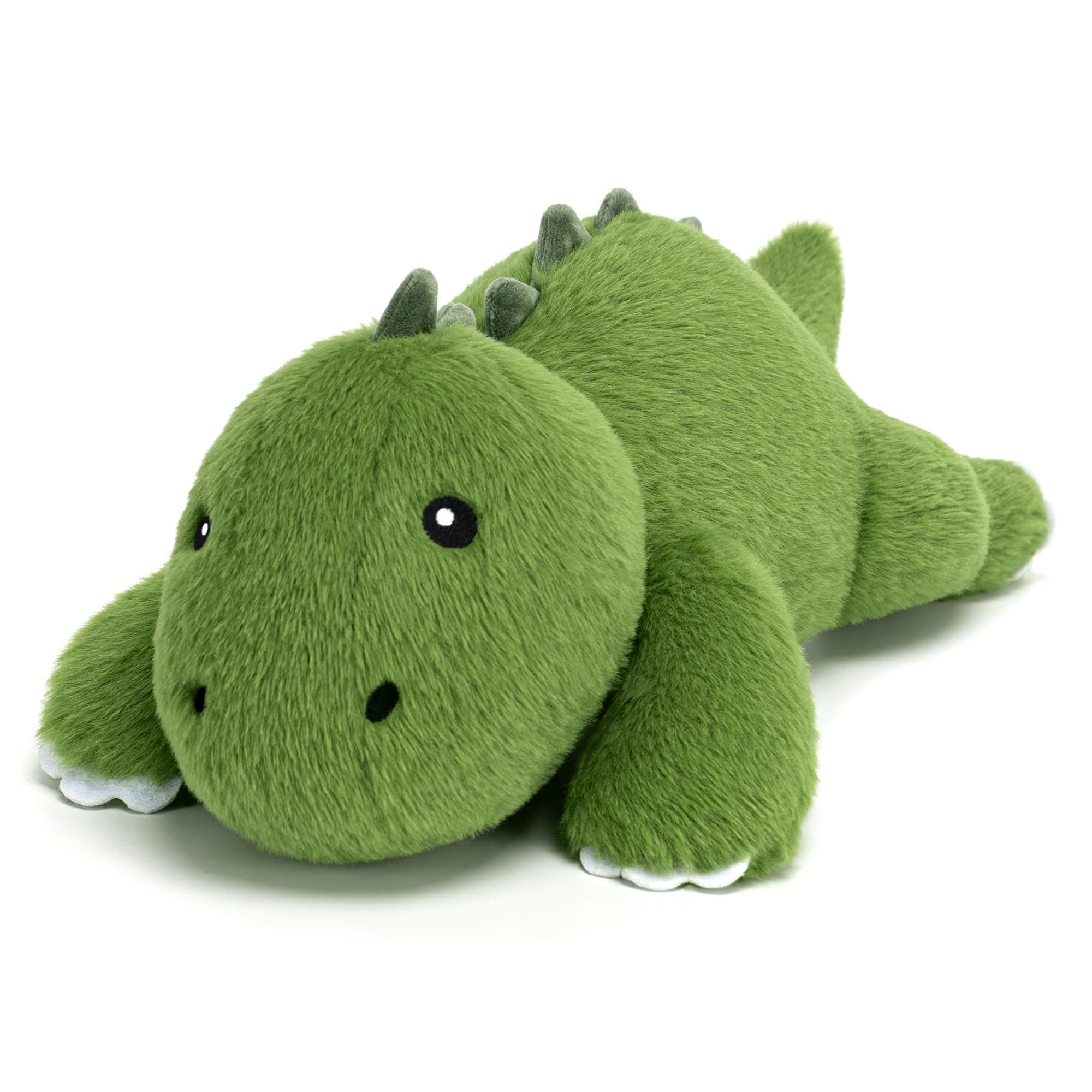 SQEQE weighted dinosaur plush front view for cuddling and safe play