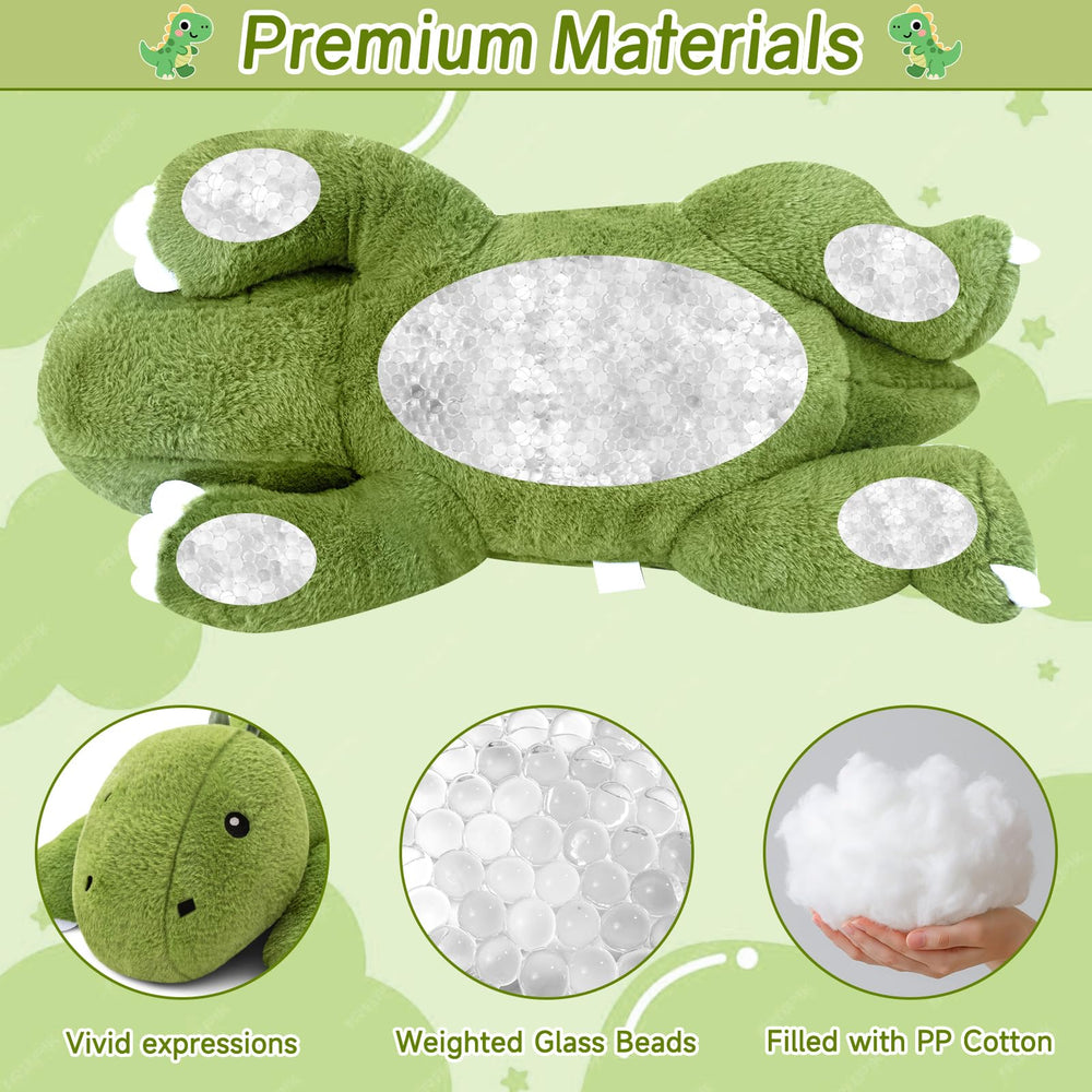 SQEQE pocket-size dinosaur plush 9.8 inch for travel snuggles and portable comfort