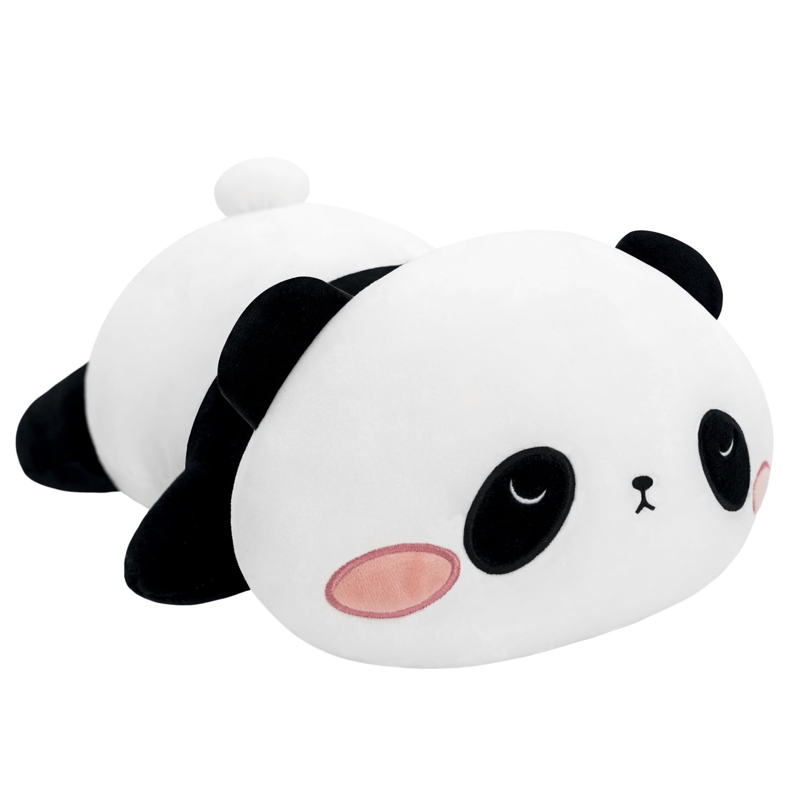 SQEQE weighted panda plush 9.8-inch—soft, comforting companion for naps.