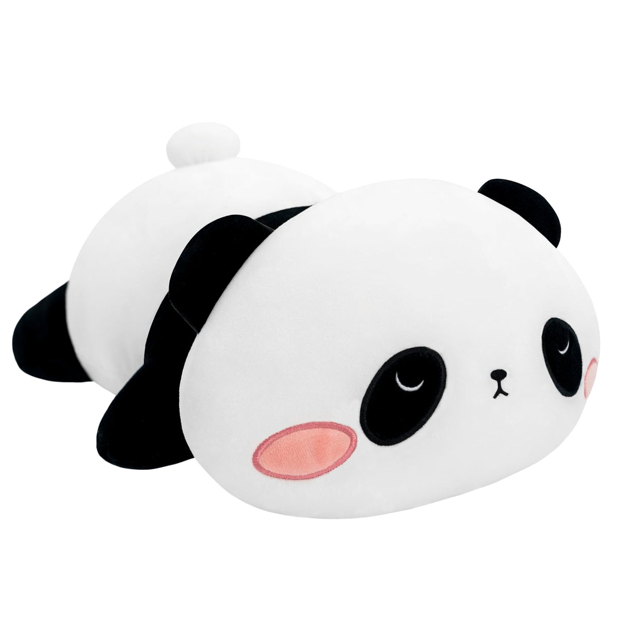 SQEQE weighted panda plush 9.8-inch—soft, comforting companion for naps.