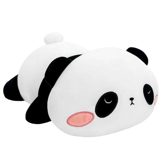 SQEQE weighted panda plush 9.8-inch—soft, comforting companion for naps.