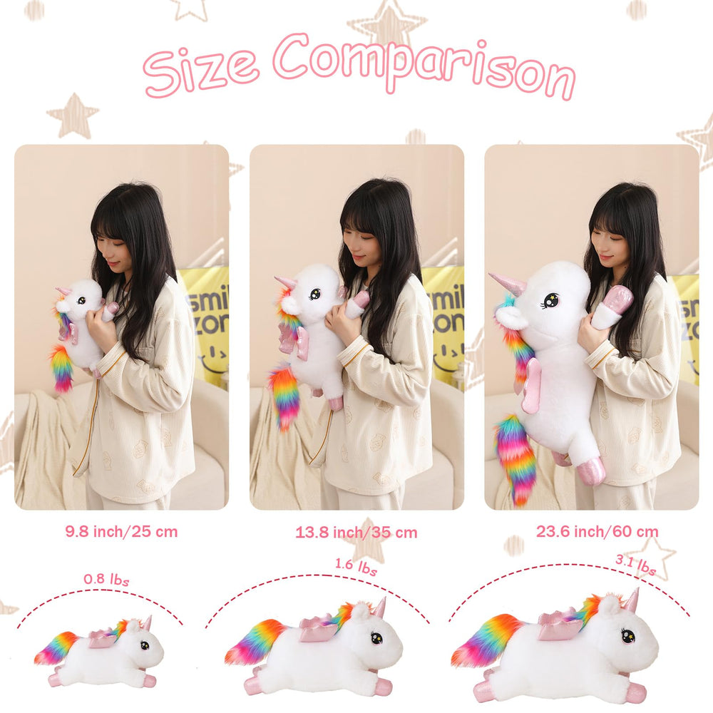 SQEQE weighted unicorn plush bottom beads for grounding feel.