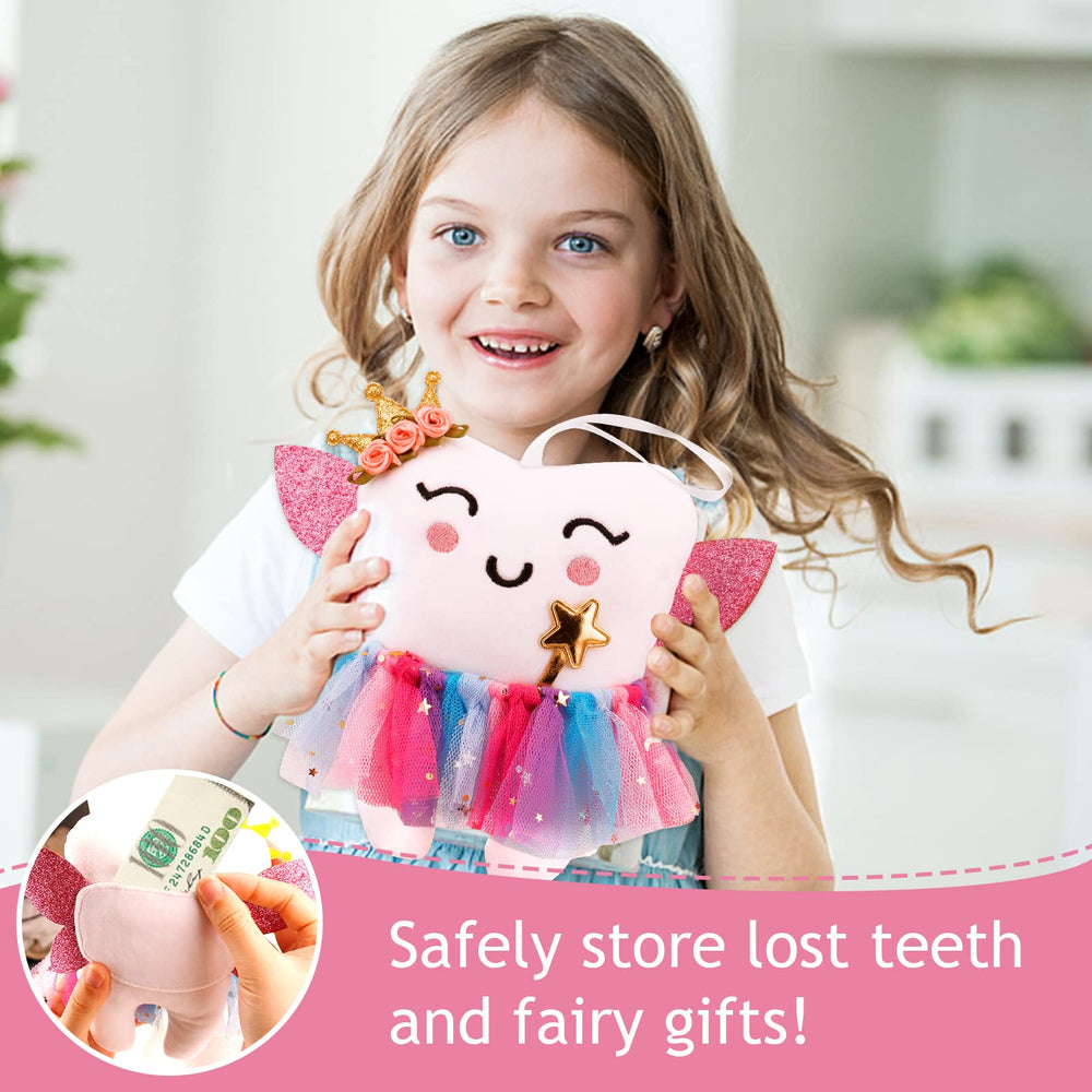SQIMZAR plush tooth fairy dolls for cozy bedtime stories