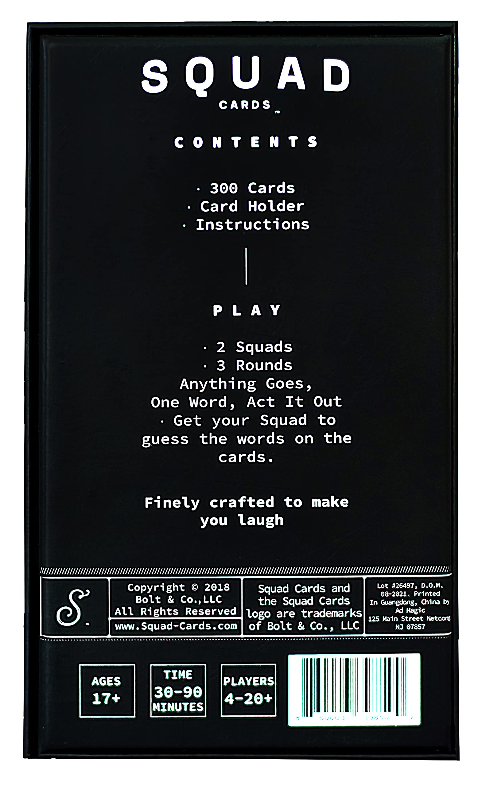 Squad Cards players laughing mid-game shows engaging, party-ready entertainment.