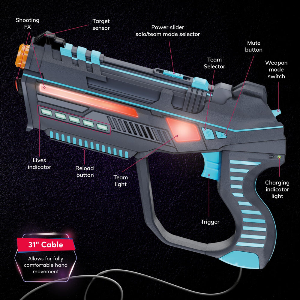 Squad Hero LightForce multi-zone targets cover chest and gun areas.