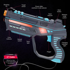 Squad Hero LightForce multi-zone targets cover chest and gun areas.