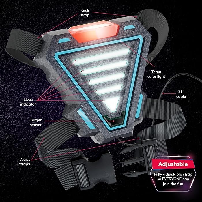 Squad Hero LightForce synced gear ensures seamless scoring and team tracking.