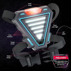 Squad Hero LightForce synced gear ensures seamless scoring and team tracking.