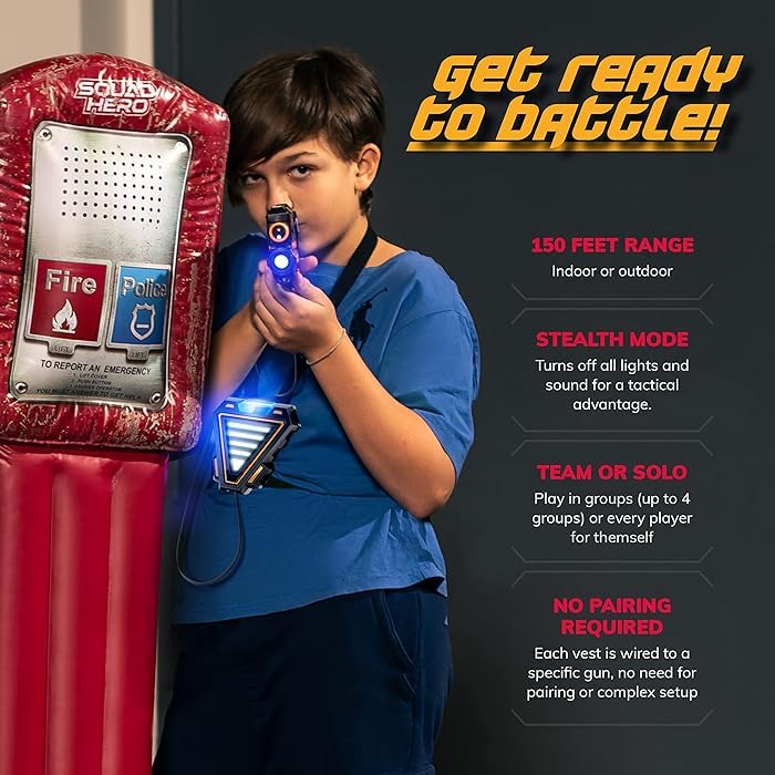 Squad Hero LightForce weapon mode pistol offers rapid-fire feel.