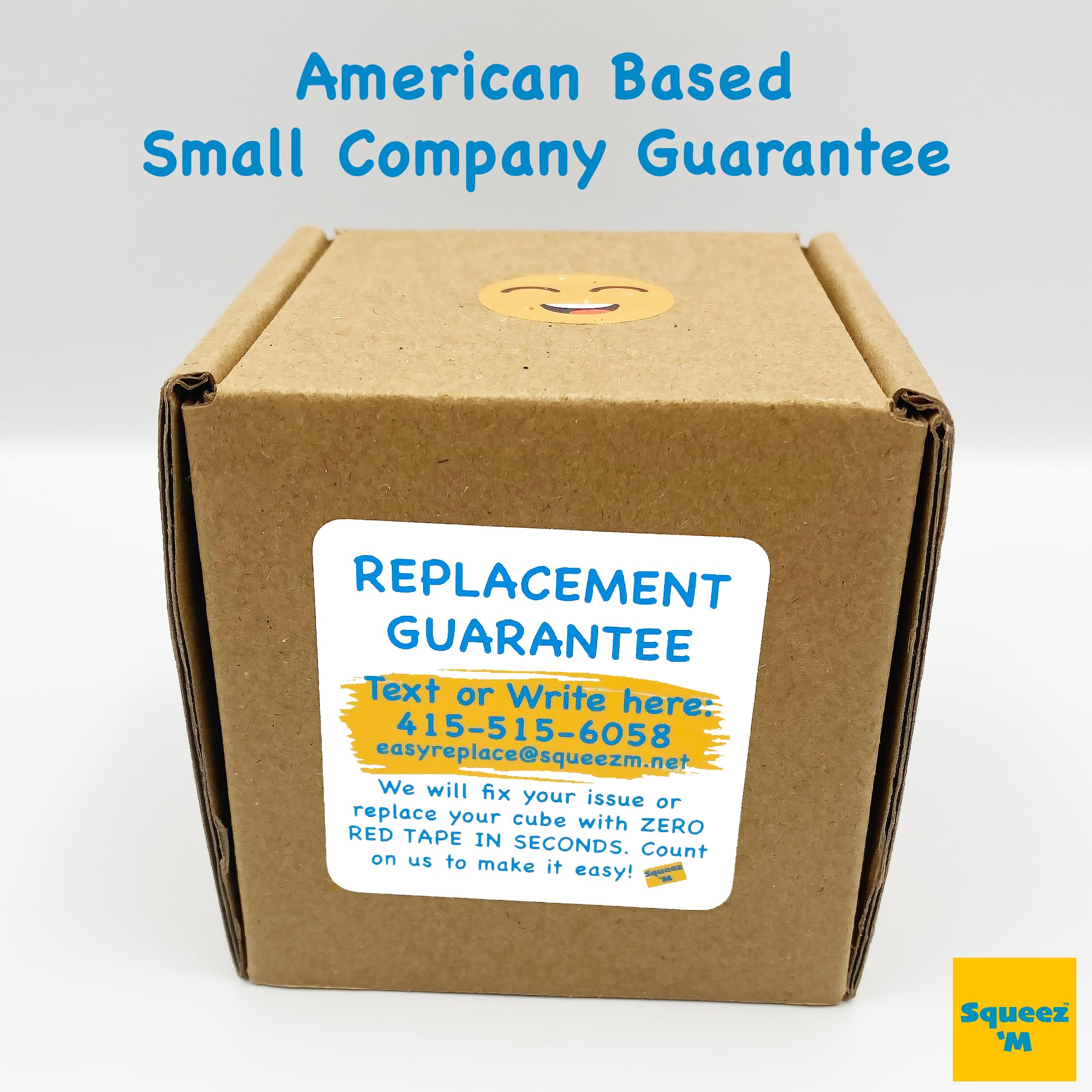 Squeez'M Chill Cubes USA-based brand focusing on quality and care.