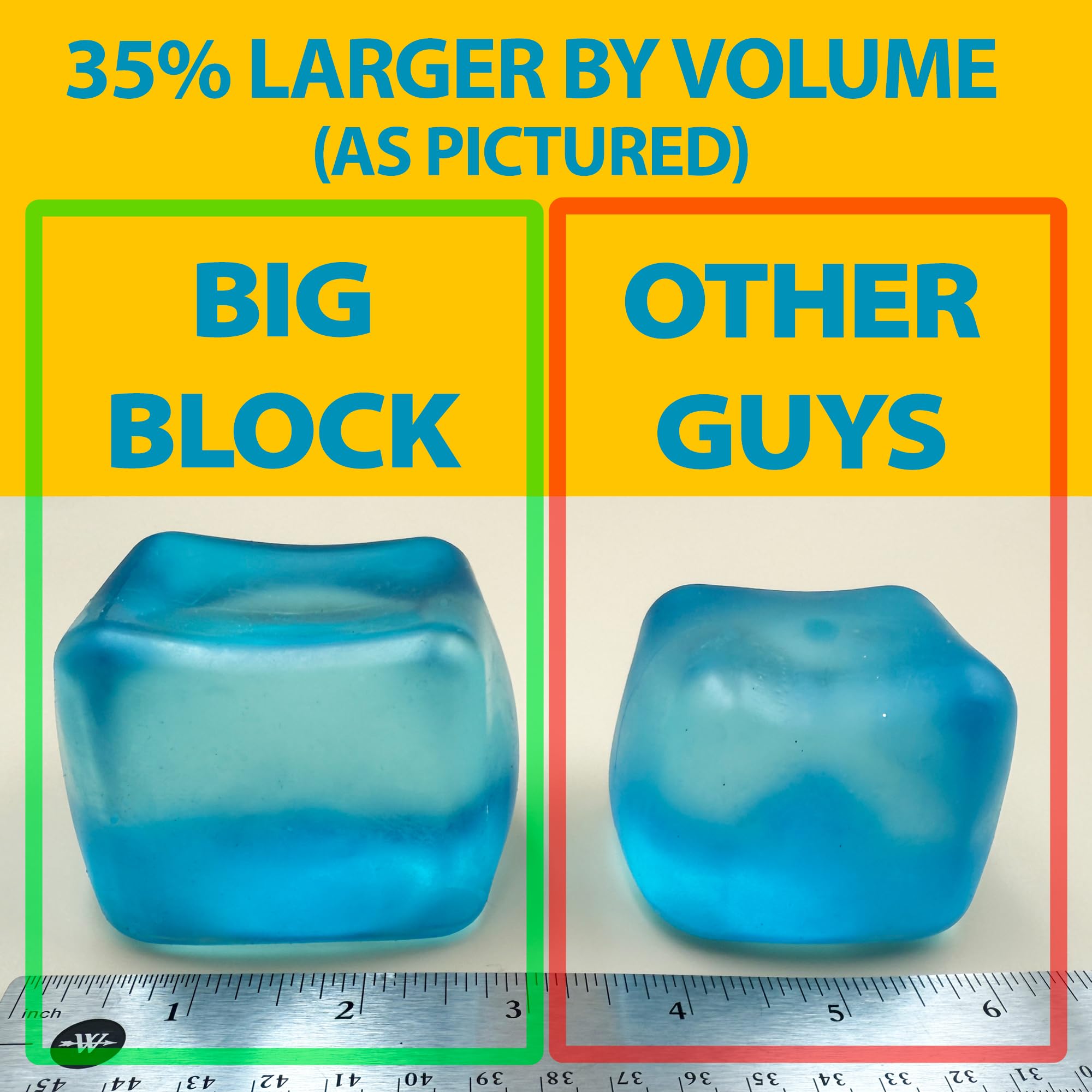 Squeez'M Premium Big Block Cube classroom use fosters focus during lessons.