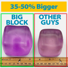 Squeez'M Premium Big Block Cube side view shows reinforced construction.