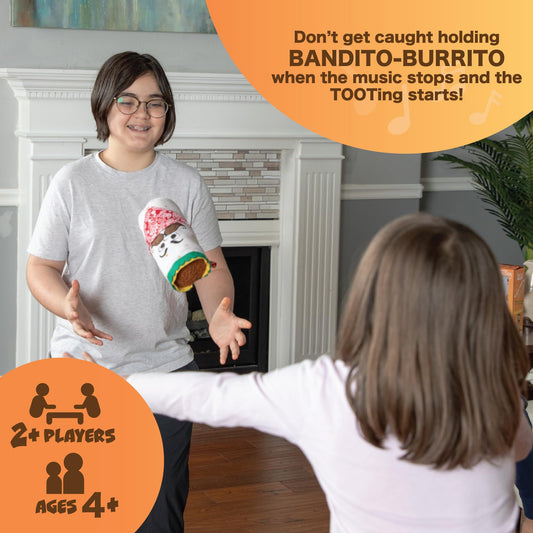 Squirrel Products Bandito Burrito passing action boosts coordination and quick moves.
