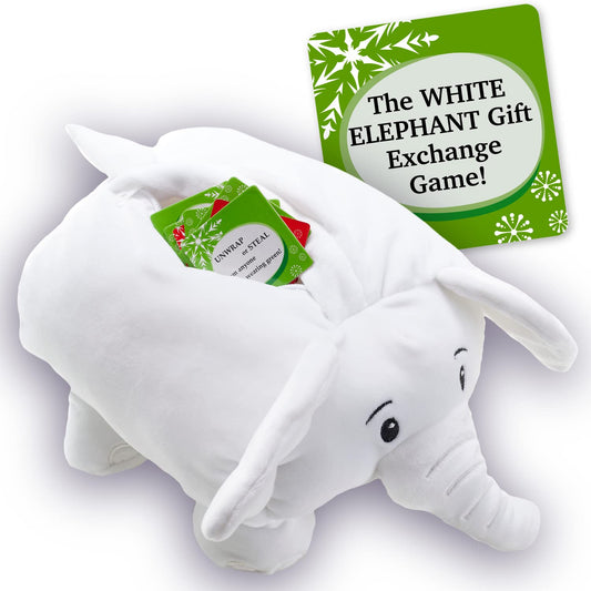 Squirrel Products Swappy box front showcases the party game for festive gift swaps.