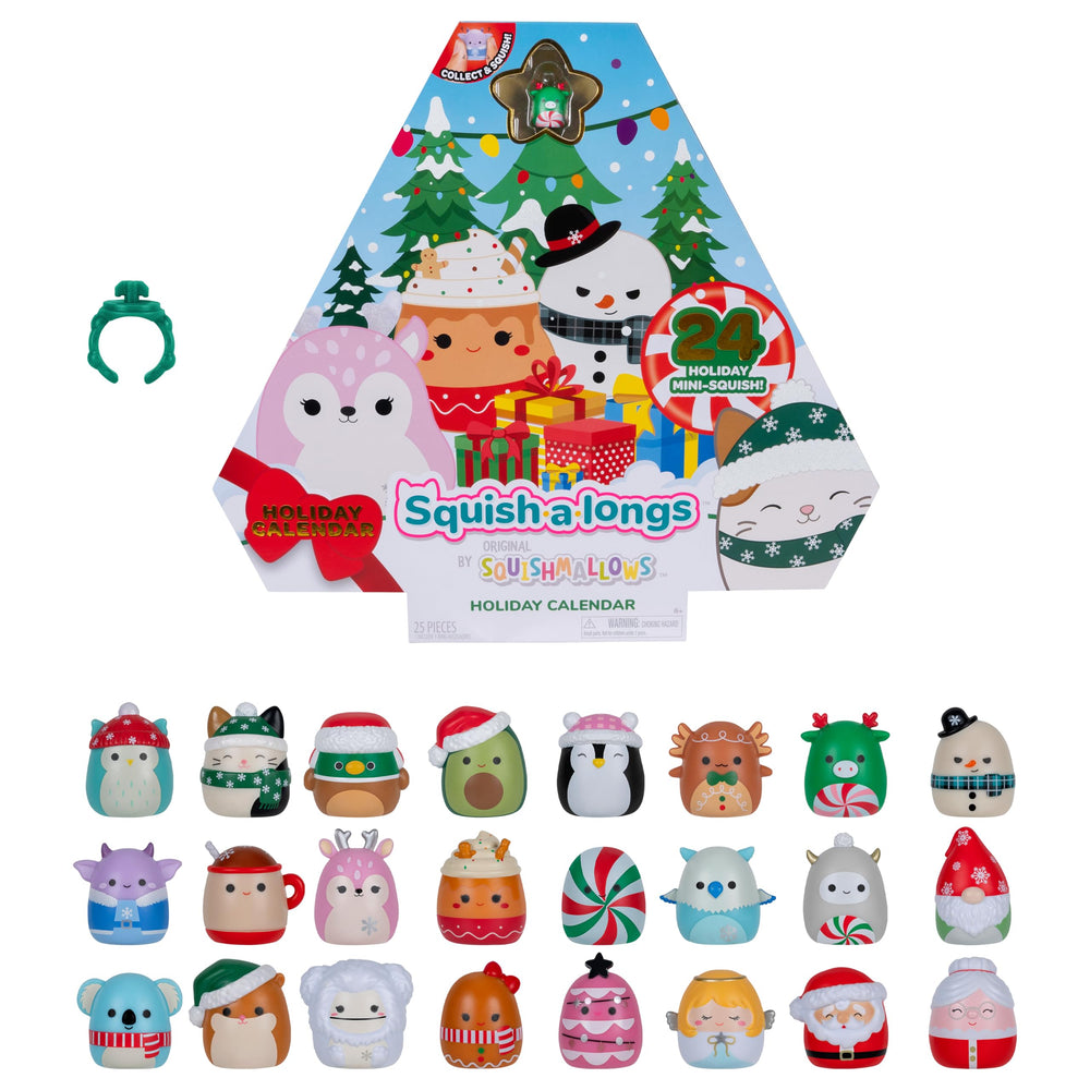 Squish-a-longs Holiday Countdown Calendar offers daily festive fun.
