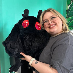 Squishable Baby Mothman is easy to clean and keep fluffy.