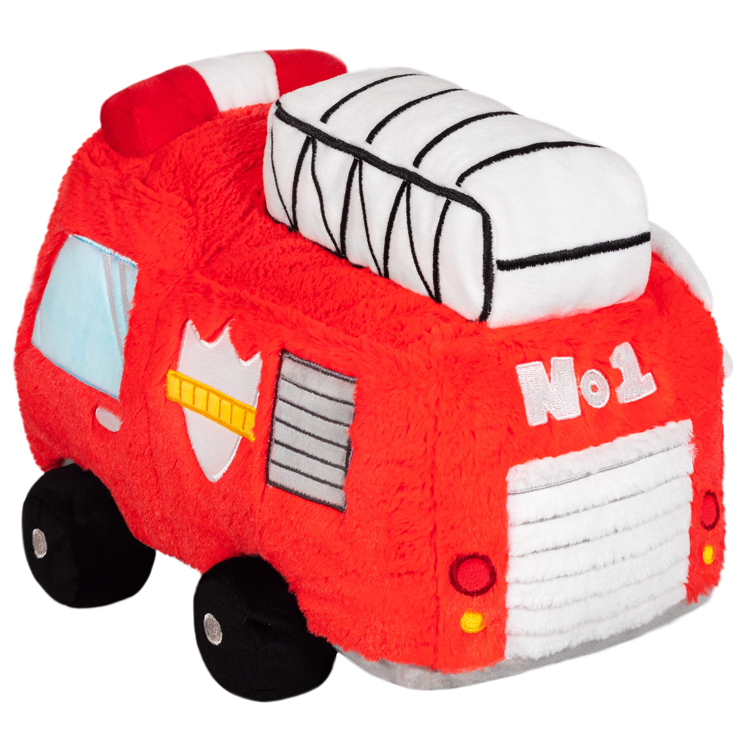 Squishable GO! Fire Truck 12in side view plush, perfect for bedside snuggles and imaginative play