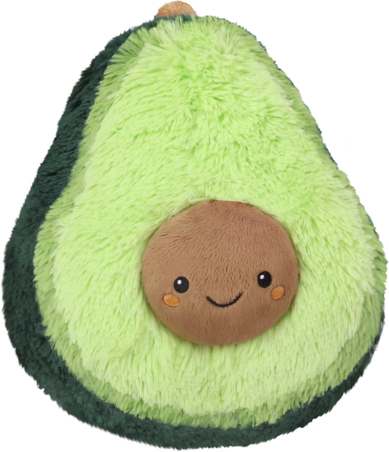 Squishable Mini Avocado soft plush toy for cozy snuggles and desk decor.