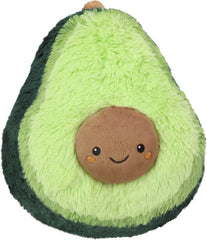 Squishable Mini Avocado soft plush toy for cozy snuggles and desk decor.