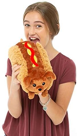 Safety and care labeling for the official Squishable Mini Dachshund