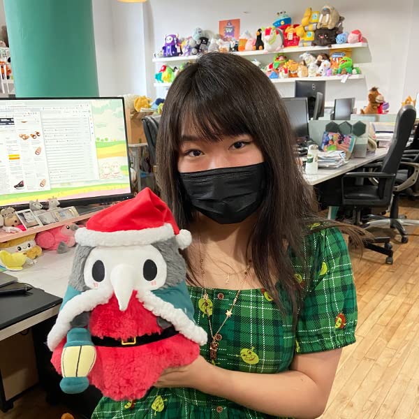 Squishable Mini Festive Plague Doctor plush, gift-ready for holiday gifting
