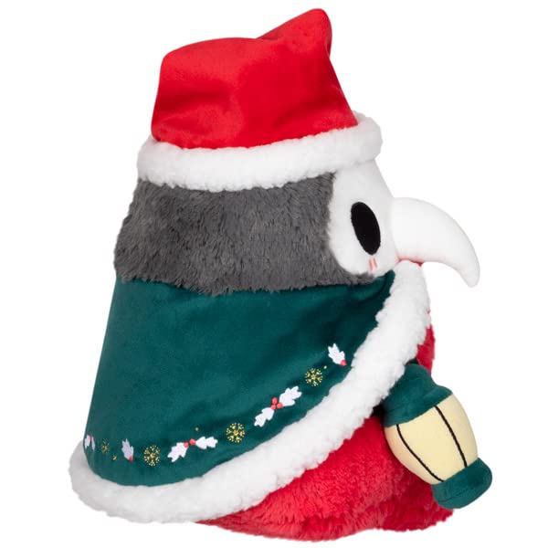 Glow-in-the-dark lantern detail on Squishable Festive Plague Doctor adds nighttime ambiance