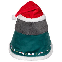 Soft fur and huggable shape of Squishable Festive Plague Doctor for reading moments