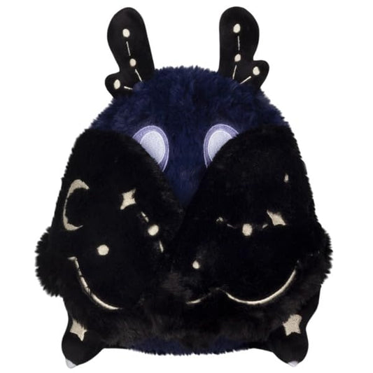 Squishable Mini Midnight Mothman side view—soft texture and compact 9-inch size for on-the-go comfort.