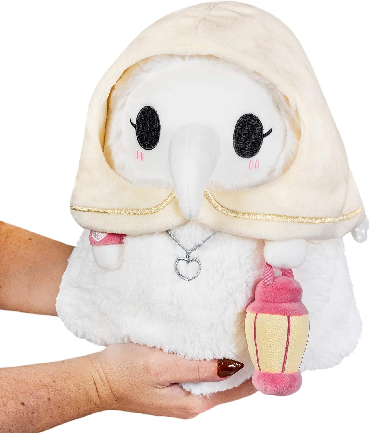 Squishable Mini Plague Nurse plush with glow lantern for cozy nighttime ambiance