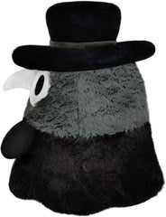 Squishable Plague Doctor 17in full-size pose, collectible plush for gifting and decorating spaces.