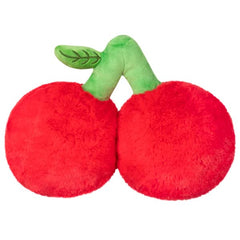 Squishable Snugglemi Snacker Cherries bean-weighted base close-up for comfy grip
