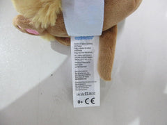 Squishable Snugglemi Snackers Dachshund Hot Dog on shelf, collectible cuddly decor.