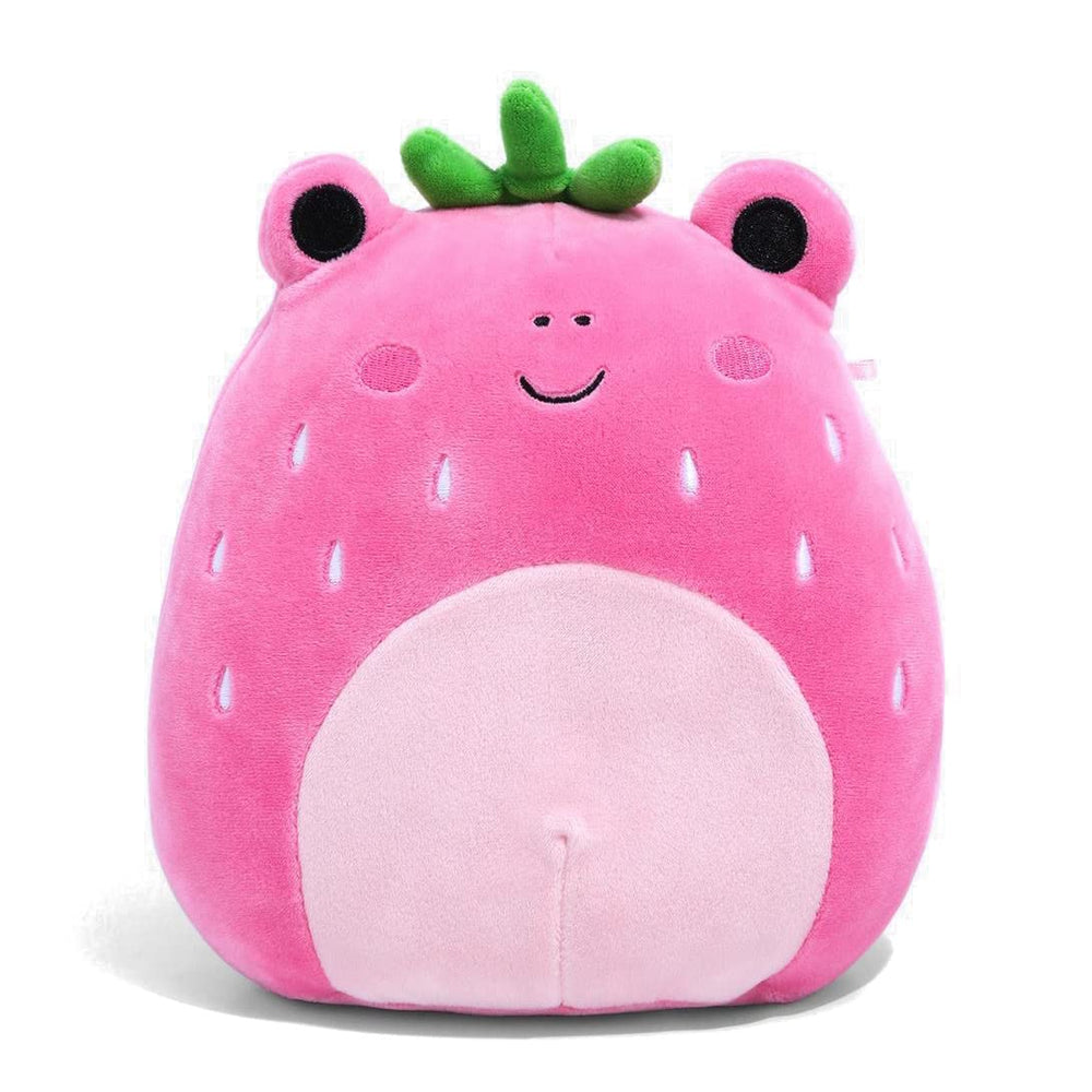 Squishmallows Adabelle strawberry frog 8-inch plush, ideal for cuddles on the go.