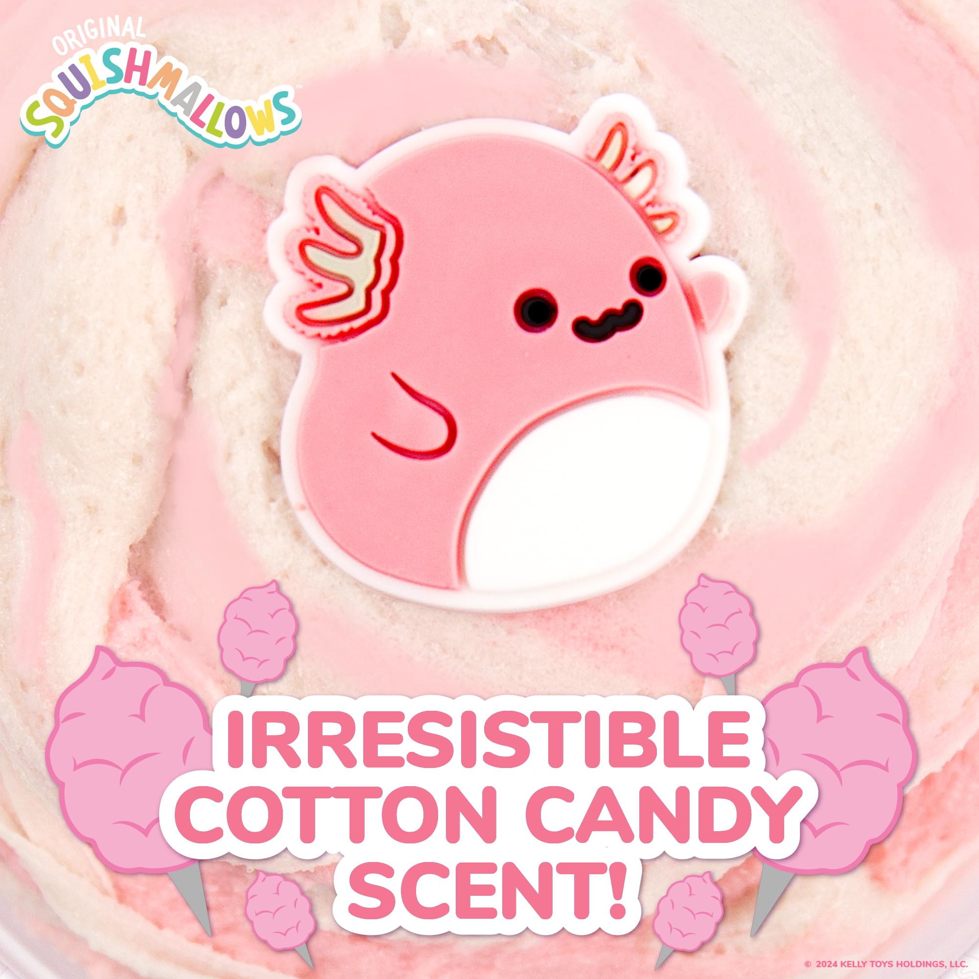 Squishmallows Archie holographic teal glitter packets ready to mix for shimmering effect