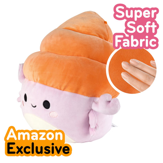 Squishmallows Arco 10-inch size ideal for travel and hugging.