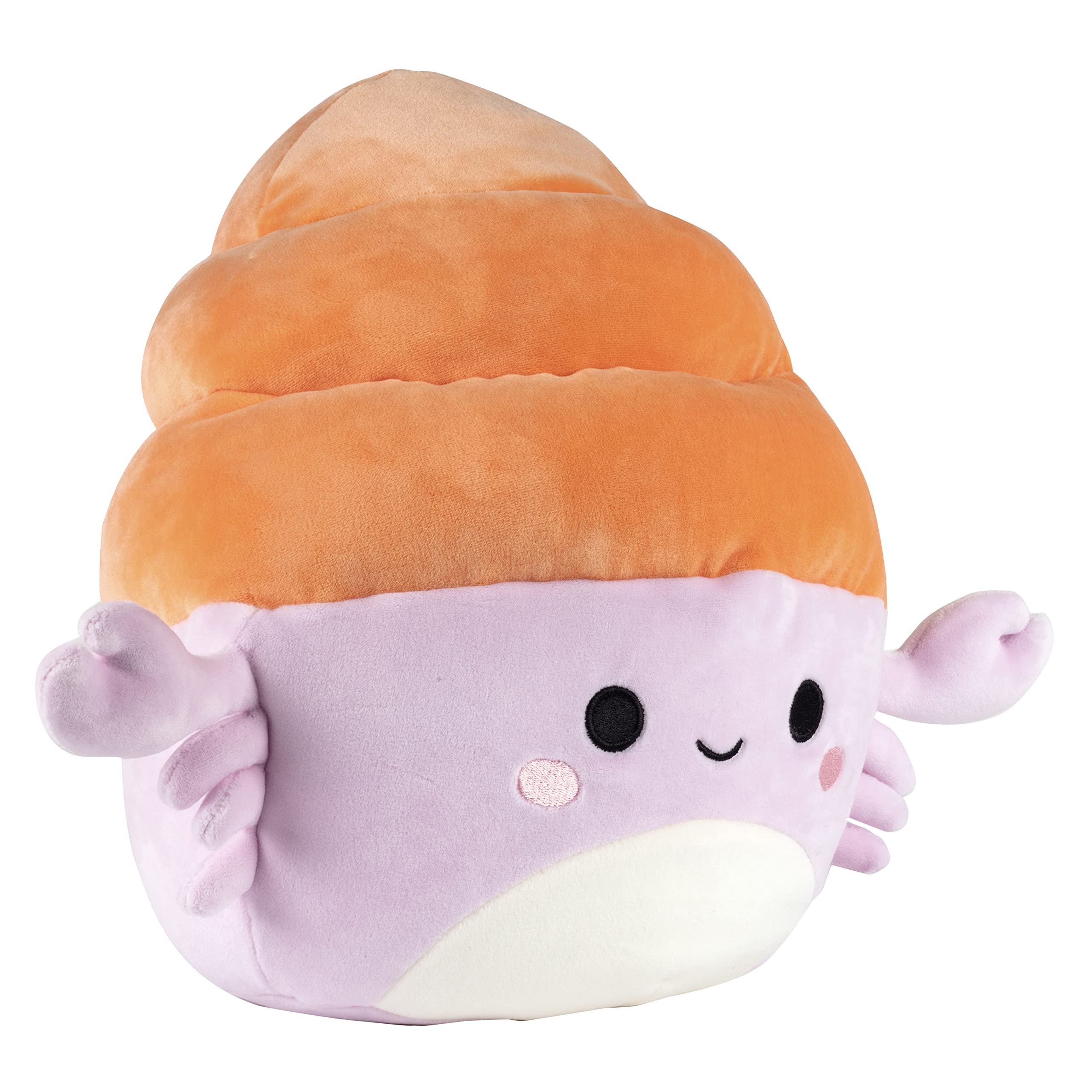 Squishmallows Arco the Hermit Crab plush with shell detail, a cozy cuddle buddy.