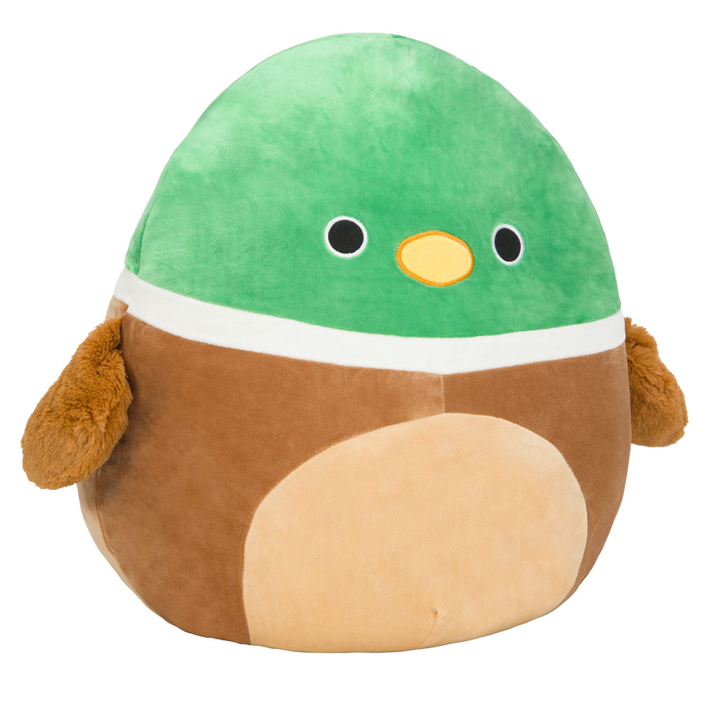 Avery the Mallard close-up reveals soft fabric and inviting texture.