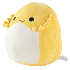 Squishmallows Bertwin close-up face highlights soft texture and friendly expression.