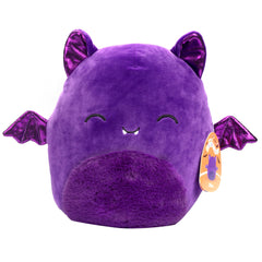 Squishmallows Blas the Purple Bat 10-inch front view for cozy play