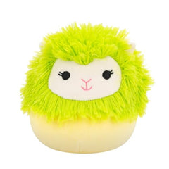 Squishmallows Cavaleri green alpaca plush great for gentle squeezes and imaginative play.
