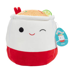 Squishmallows Daley ramen noodles soft plush for cozy cuddles and travel comfort.