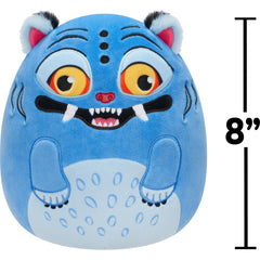 Squishmallows Derpy inside a backpack perfect for travel comfort