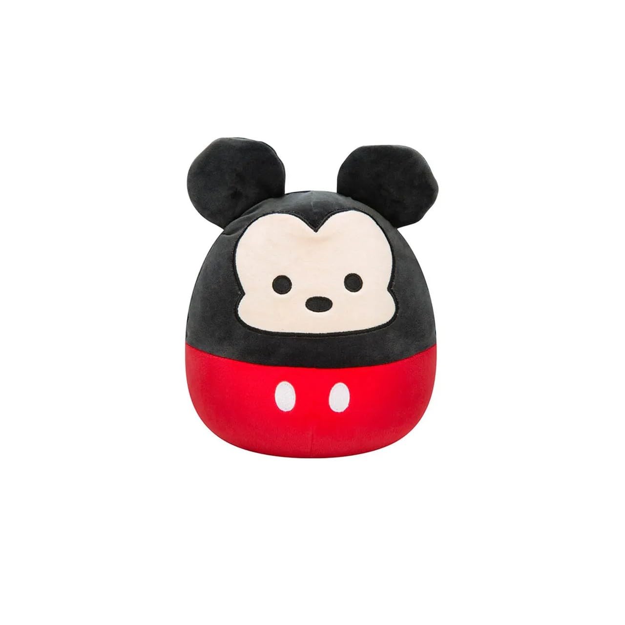 Squishmallows Disney Mickey Mouse 8-inch front view plush for cozy travel cuddles.