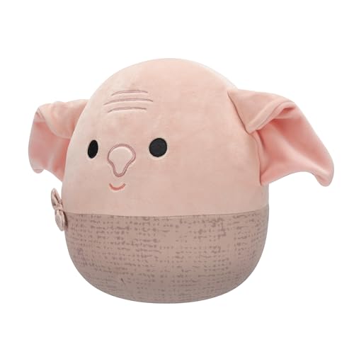 Dobby 10-inch Squishmallows plush ultrasoft fabric close-up for tactile softness.